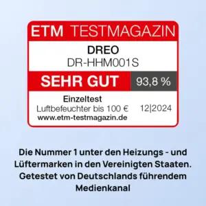 Dreo nutikas õhuniisutaja magamistuppa