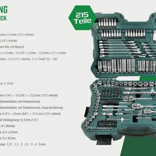 Brüder Mannesmann padrunvõtmete komplekt