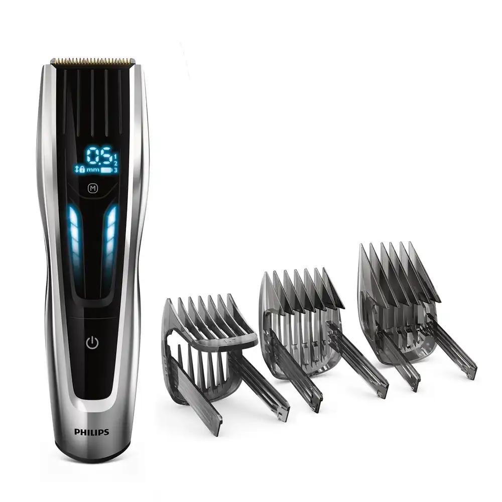 Philips juukselõikur Series 9000, digitaalne puutetundlik juhtimine, titaanist lõiketerad, 400 pikkuse seadistust, 120 min juhtmevaba töö, mudel HC9450/15