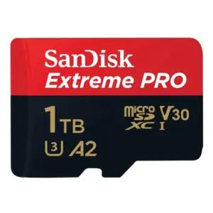 SanDisk Extreme PRO microSDXC UHS-I mälukaart 1 TB + adapter & RescuePRO Deluxe (Nutitelefonidele