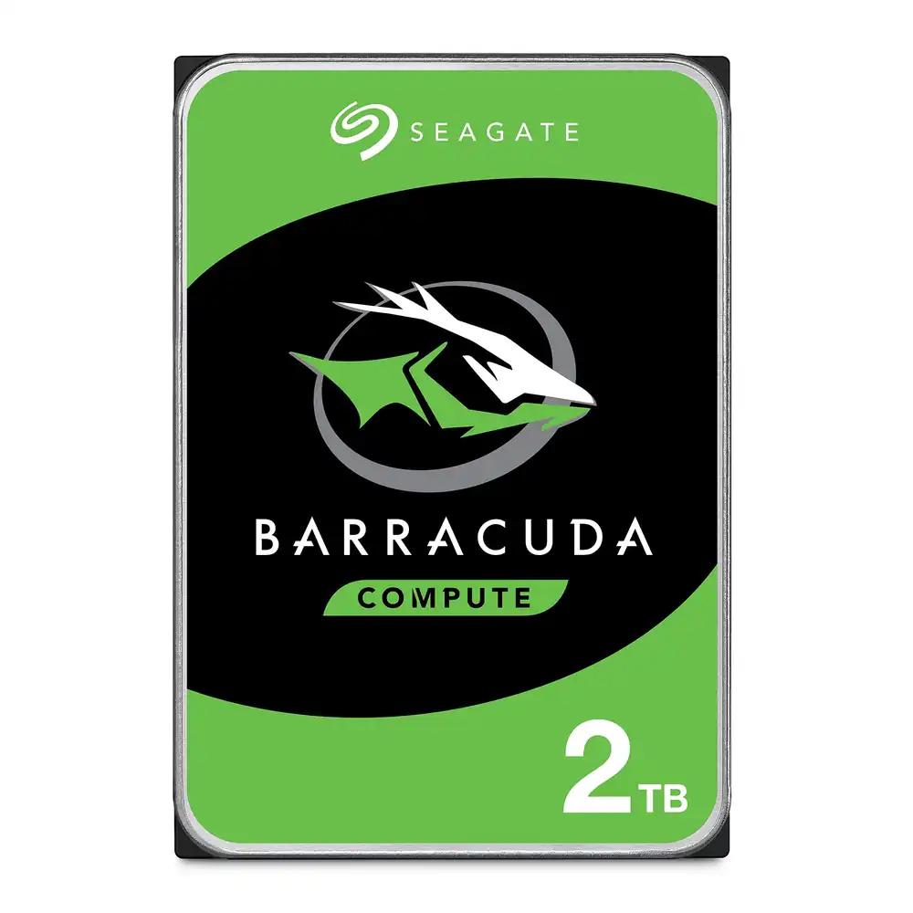 Seagate Barracuda 2TB sisemine kõvaketas HDD, 3.5-tolline, 7200 p/min, 256 MB vahemälu, SATA 6GB/s, hõbedane, andmete taastamise teenus