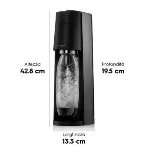 SodaStream Terra Must Vee Mullitaja Komplekt x3 - 2×1L ja 1×0