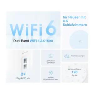 TP-Link Deco X1500 Mesh Wi-Fi 6 süsteem (3 tk)