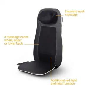 medisana MCN Shiatsu massaažipadi, selja- ja kaelamassaaž, soojendus ja punane valgus, pilt 2