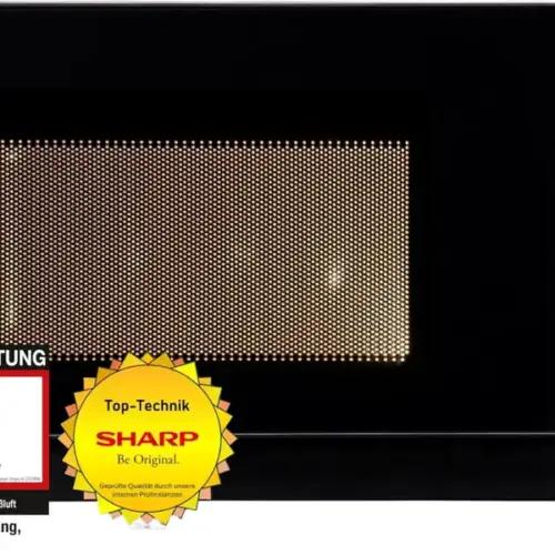 Sharp R242BKW soolomikrolaineahi / 20 L / 800 W / 5 võimsusastet / 8 automaatprogrammi / kaalu- ja ajaga juhitav sulatus / lapselukk / energiasäästurežiim / klaaspöördtaldrik (25