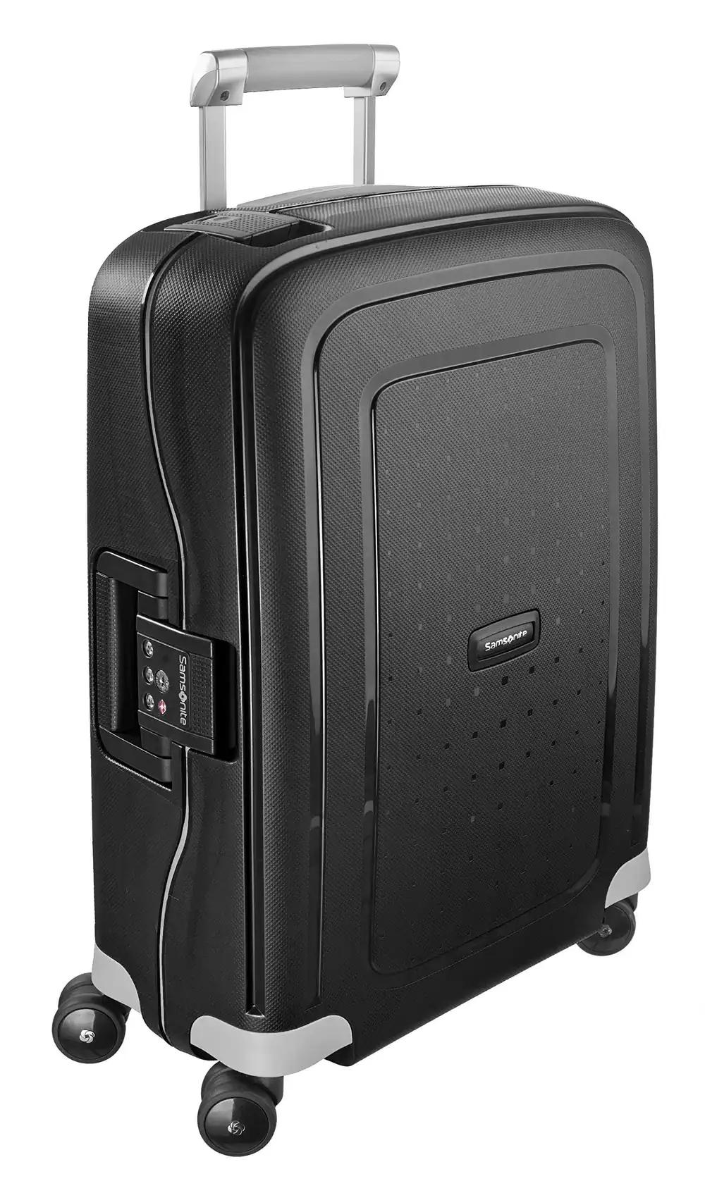 Samsonite S’Cure – Spinner S käsipagasi kohver, 55 cm, 34 L, 4 ratast, must