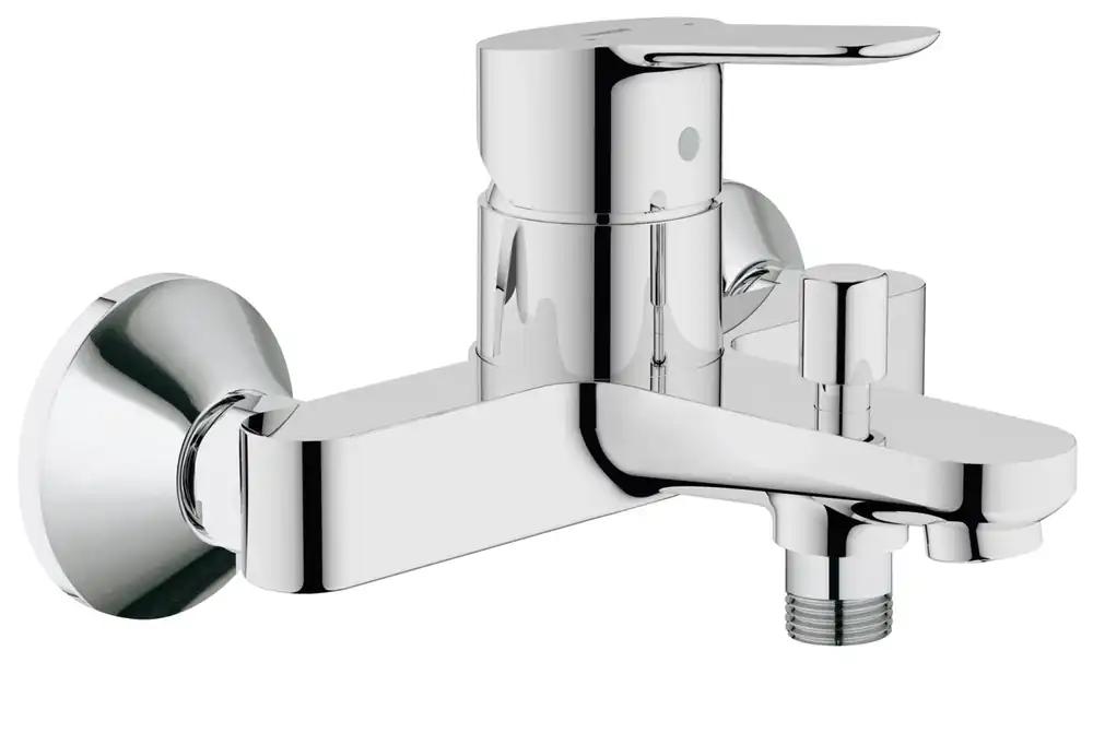 GROHE BauEdge – vannisegisti (sisseehitatud tagasivooluklapp, automaatne ümberlülitus vanni ja duši vahel, kriimustuskindel), kroom, 23334000