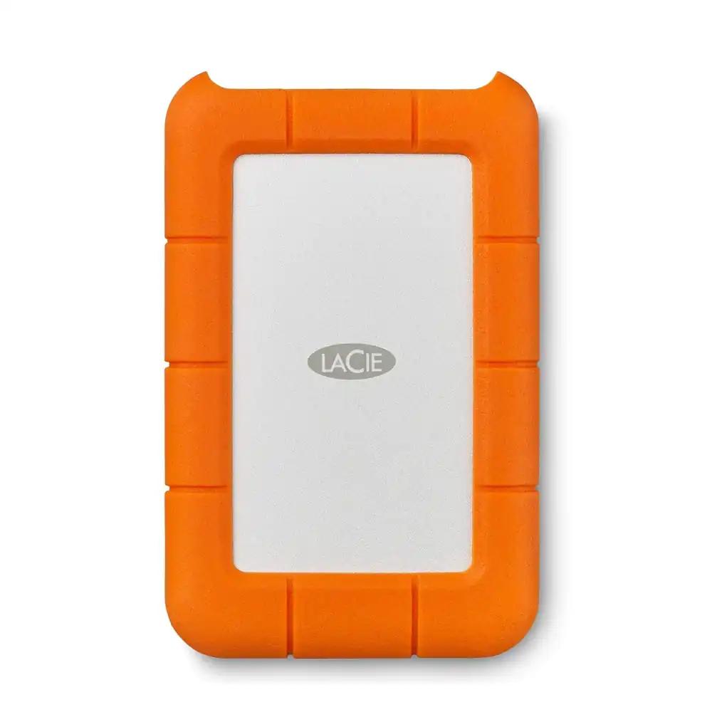 LaCie Rugged Mini 2TB kaasaskantav väline kõvaketas, 2.5-tolline, PC ja Mac, USB-C, andmete taastamisteenus, mudelinumber: LAC9000298