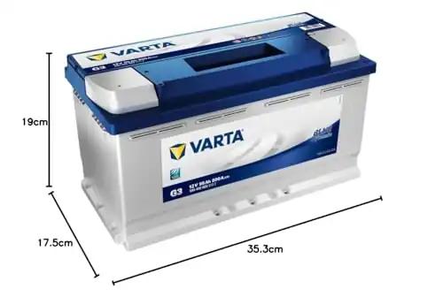 Varta Blue Dynamic 58395 autoaku, 12 V, 95 Ah, 800 A, plussklemm paremal, pilt 2