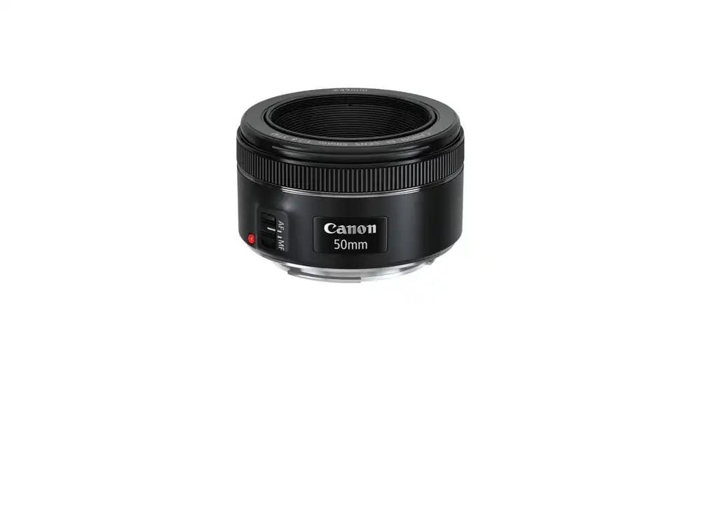 Canon EF 50mm F1.8 STM objektiiv (58mm filtri keere) must