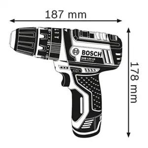 Bosch Professional 12V süsteemi akutrell GSB 12V-15 (maks. puurimisdiameeter puidus