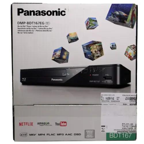 Panasonic DMP-BDT167EG kompaktne 3D Blu-ray-mängija (Full HD üleskaleerimine