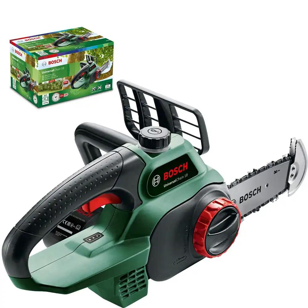 Bosch akuga kettsaag UniversalChain 18 (ilma akuta, karbis, SDS-süsteem, juhtplaadi pikkus: 200 mm, 18 V süsteem)