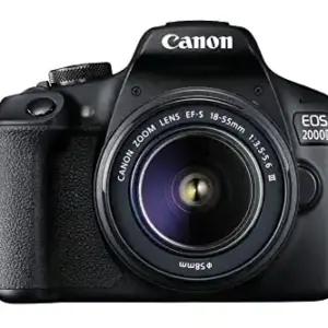 Canon EOS 2000D peegelkaamera – EF-S 18-55 mm F3.5-5.6 III objektiiviga (24