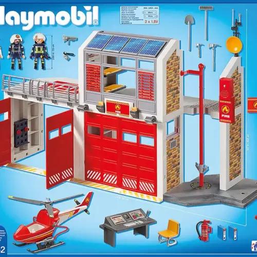 PLAYMOBIL City Action 9462 Suur Tuletõrjedepo heliefektidega