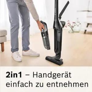 Bosch Flexxo seeria 4 BBH32101 juhtmevaba tolmuimeja, 2-ühes käsitolmuimeja, kotita, must, pilt 2