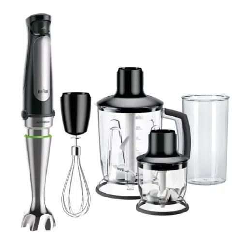 Braun MultiQuick 7 MQ 7045X Saumikser - Võimas 1000 W püree- ja hakkmismikser ActiveBlade tehnoloogiaga