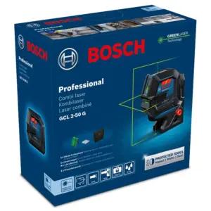Bosch Professional ristjoonlaser GCL 2-50 G (roheline laser