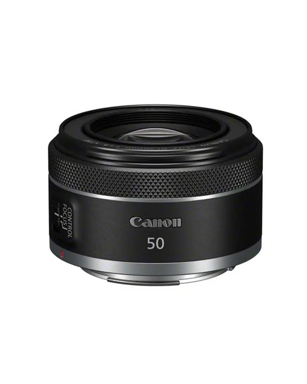 Canon RF 50mm F1.8 STM objektiiv | Kompaktne ja kerge, suur valgusjõud F1.8, ühilduv kõigi Canon EOS R seeria kaameratega, must