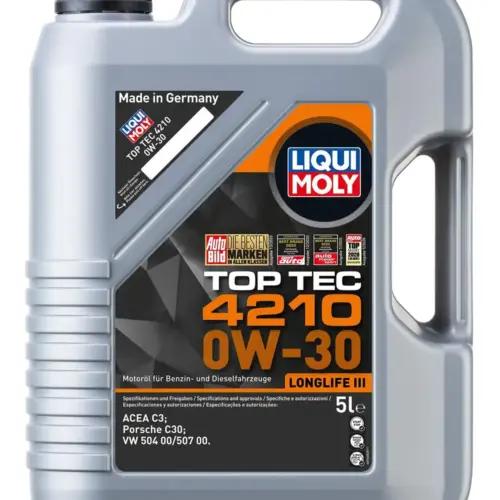 LIQUI MOLY Top Tec 4210 0W-30 | 5L | Sünteesitehnoloogia mootoriõli | Art.-Nr.