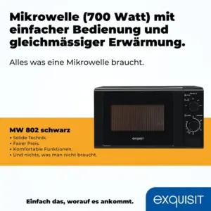 Exquisit mikrolaineahi 20L