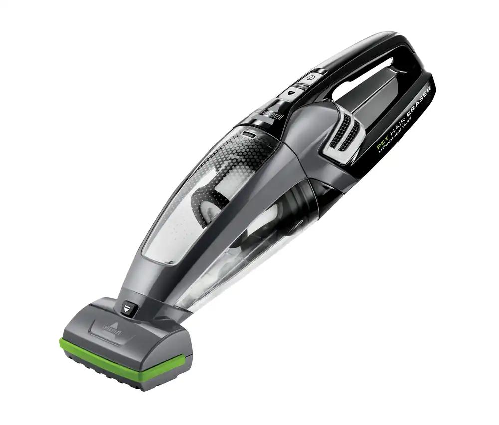 Bissell Pet Hair Eraser | Juhtmevaba käsitolmuimeja | Pöörlev harjarull | 14,4V | Eemaldab lemmikloomakarvad ja mustuse | Treppide, polstrite, autode ja vaipade jaoks | 68dB | Must/Titaan | 2278N