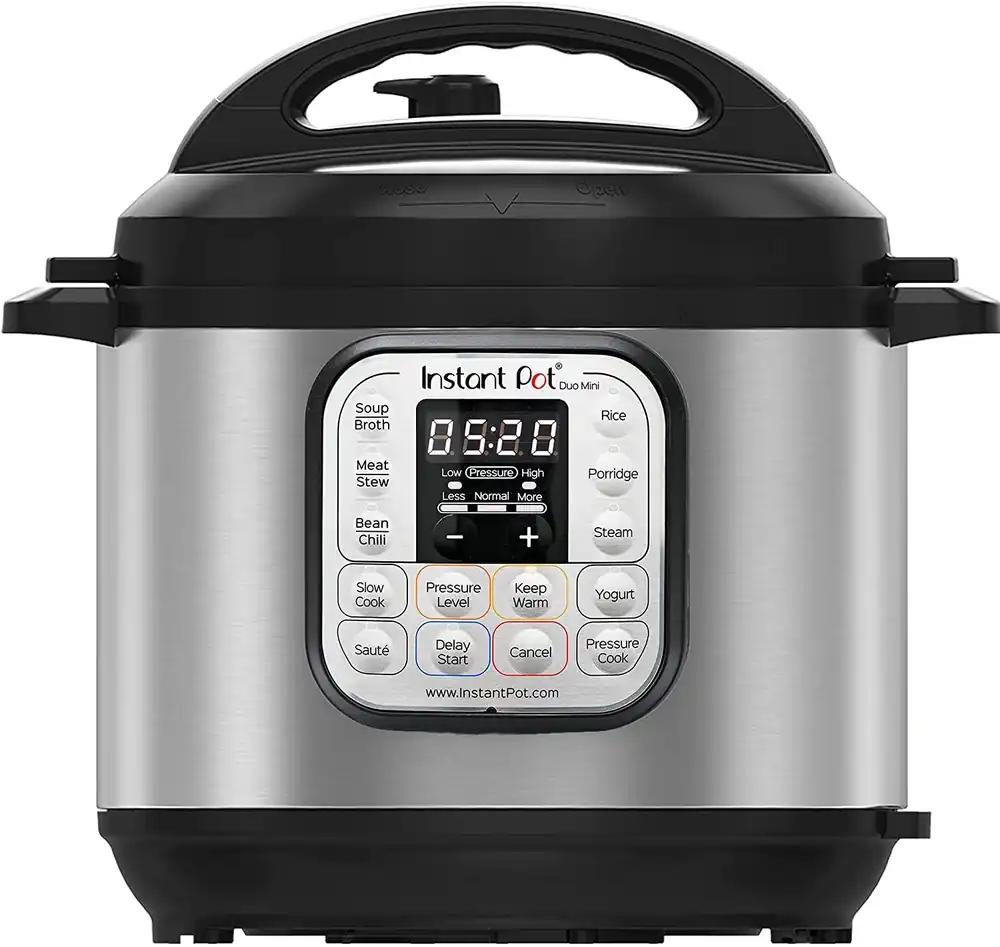 Instant Pot Duo 30 Elektrooniline Multikeetja 3L – Kiirkeetja, Aeglane keetja, Riisikeetja, Praepann, Jogurtivalmistaja, Aurutaja ja Toidusoojendaja, Roostevaba Teras, Hõbedane