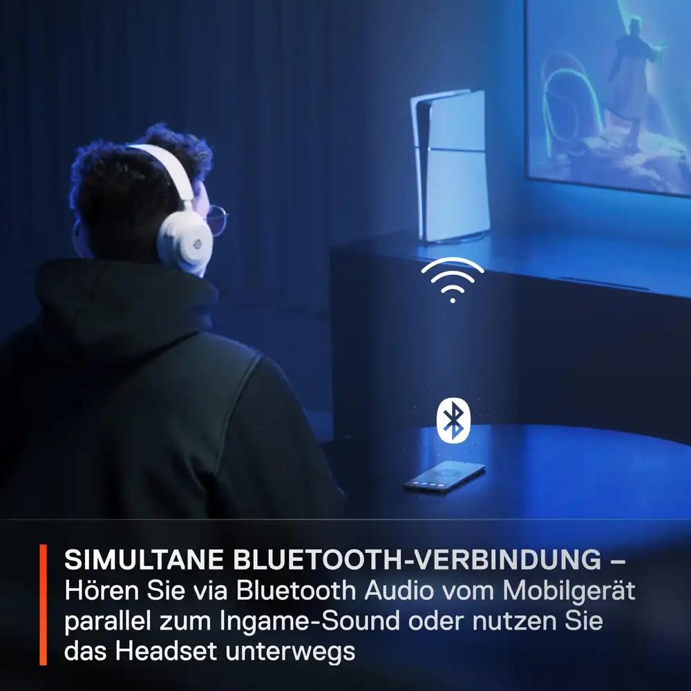 SteelSeries Arctis Nova 7P juhtmevaba mänguripeakomplekt, 2,4 GHz ja Bluetooth, aku 38 h, pilt 2