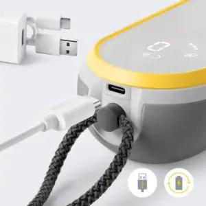 Medela Freestyle Hands-free Elektriline Topelt-rinnapump koos otse rinnahoidjasse paigaldatavate kogumiskuppudega – Ühendatav Medela Family rakendusega – Kaasaskantav ja diskreetne disain