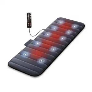 COMFIER vibratsiooniga massaažimatt soojendusega, 10 mootorit, 5 režiimi, 3 tugevust