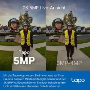 Tapo D230S1 Video-Ukselukk Aku (Videokell) | Uksekell kaameraga