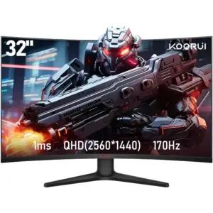 KOORUI 32-tolline Kumer Ultrawide Mängumonitor