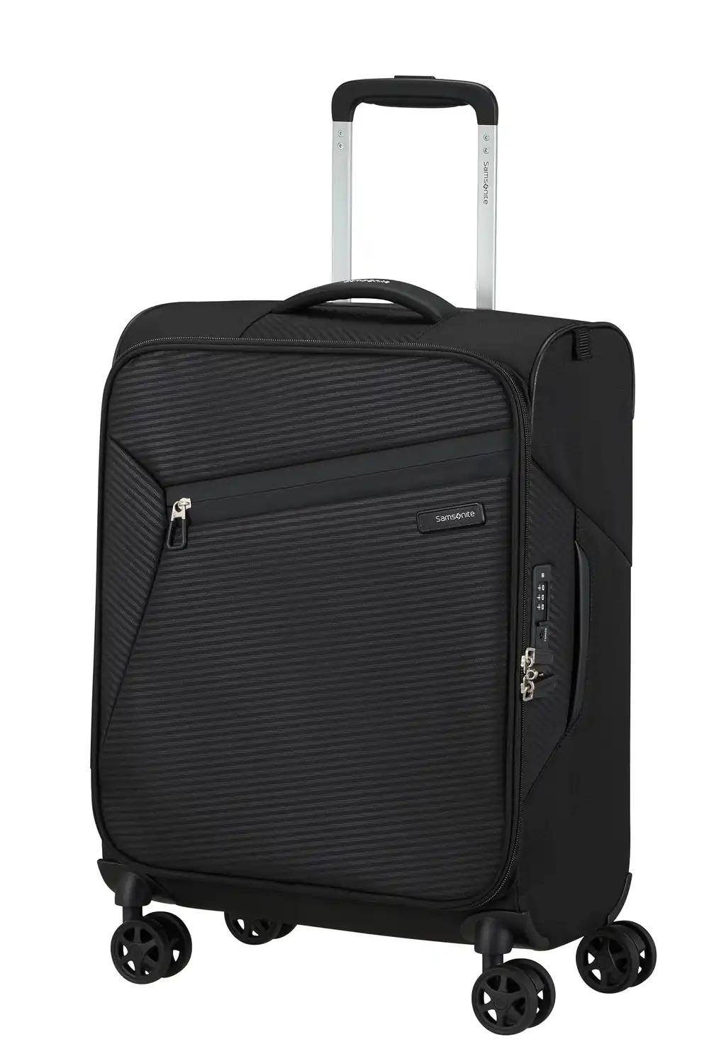 Samsonite Litebeam – Spinner S, käsipagas, 55 cm, 39 L, must
