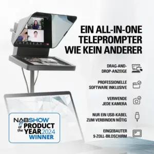 Elgato Prompter – Teleprompter sisseehitatud ekraaniga YouTube'i