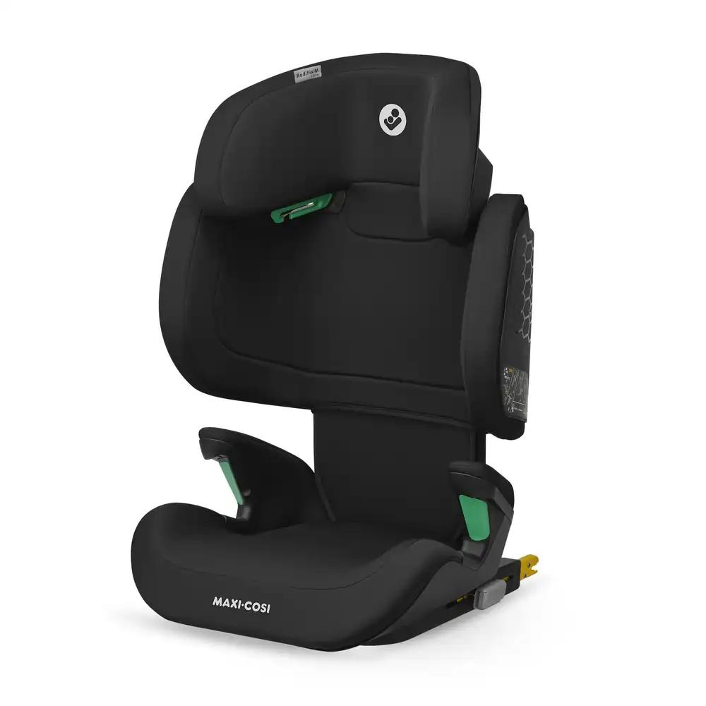 Maxi-Cosi RodiFix M i-Size, kõrge seljatoega turvatool, 3,5–12 aastat, 100–150 cm, ISOFIX-turvatool, G-CELL külgkokkupõrkekaitse, reguleeritava kõrgusega, kiire ja lihtne kinnitamine, Basic Black