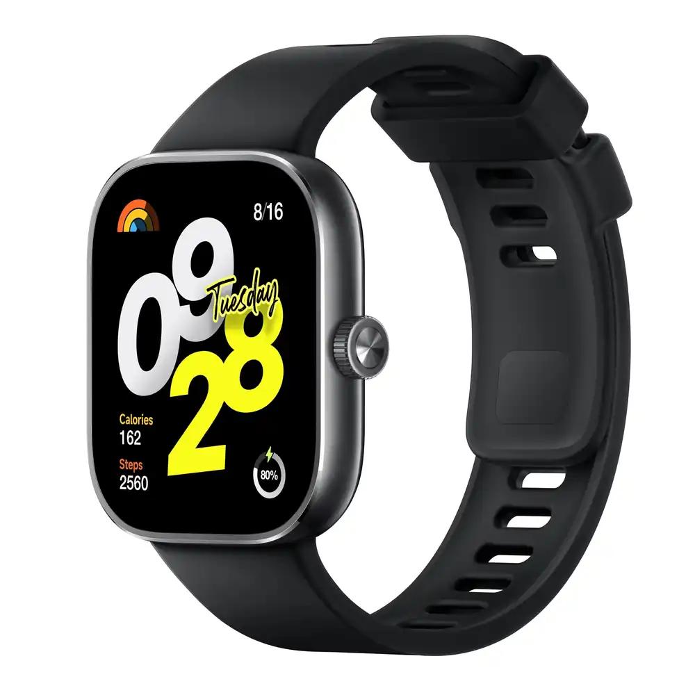 Xiaomi Redmi Watch 4 Nutikell 1,97″ AMOLED-ekraaniga (390 x 450 pikslit, 60Hz), kuni 20 päeva aku tööaeg, HyperOS, pulsi- ja vere hapnikusisalduse mõõtmine – Obsidian Must