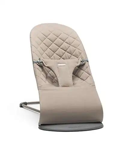 BabyBjörn beebikiik Bliss, kangast, klassikaline tepitud disain, liivahall