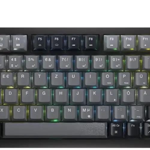 CORSAIR K65 Plus Wireless 75% RGB Hot-Swap Mehhaaniline Gaming Klaviatuur - Eelmääritud MLX Red Lineaarsed Lülitid - Kahekihiline Heli Summutus - PBT Klahvikatted - QWERTZ DE - Must