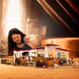 schleich HORSE CLUB 42639 Peppertree ratsahall, mängukomplekt, 179 osa, alates 5 aastast, pilt 2