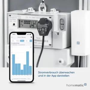 Homematic IP nutiliidese Smart Meter ja kodumajapidamiste arvesti jaoks – energiatarbimise mõõtmine ja säästmine