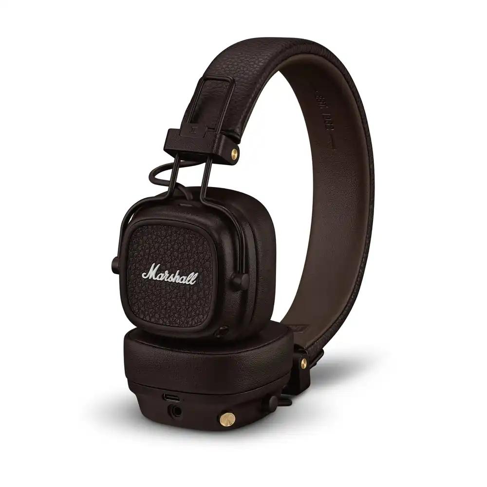 Marshall Major V Bluetooth kõrvaklapid, 100 tundi mänguaega – Pruun