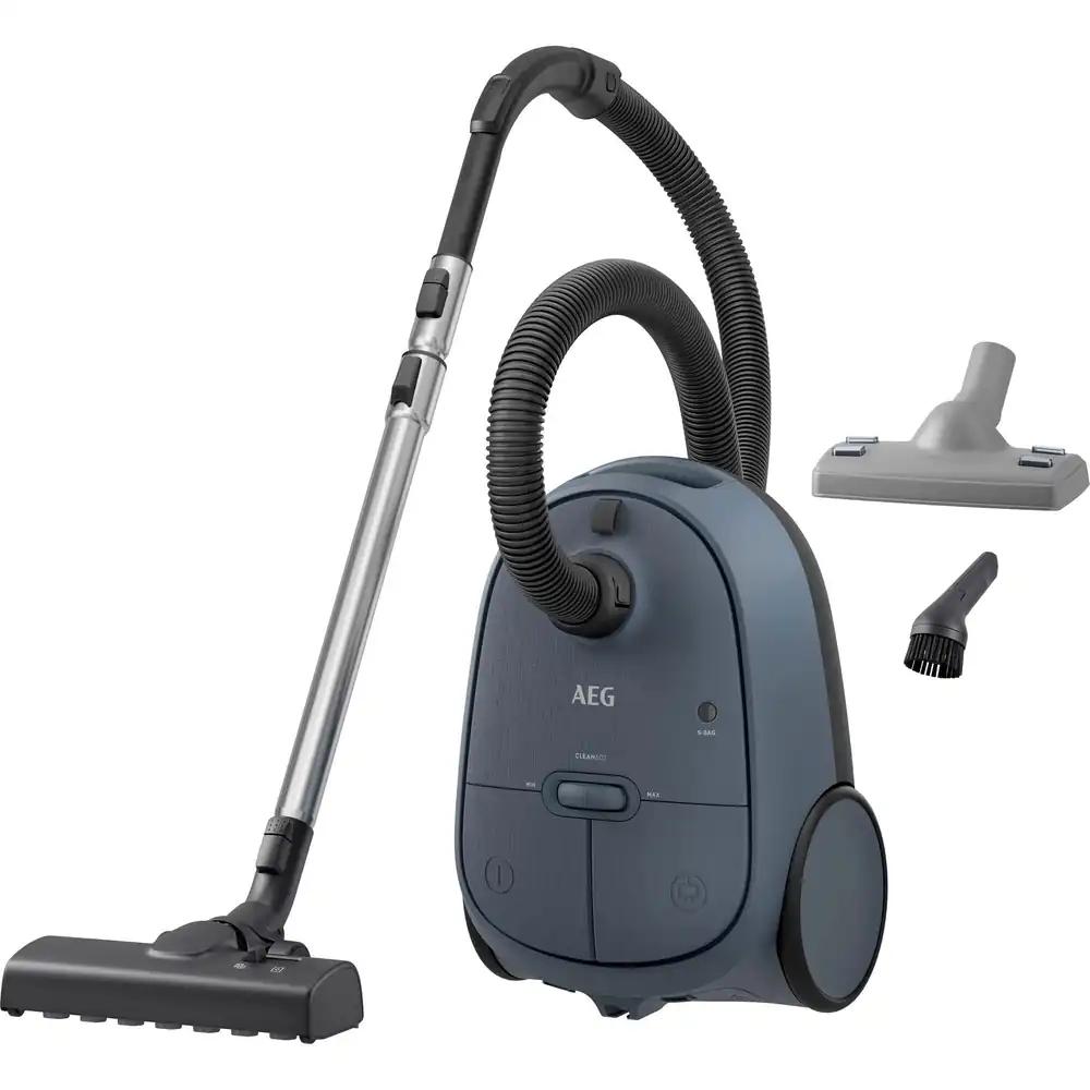 AEG CLEAN 6000 Tolmuimeja kotiga / kõrge imemisvõimsus / lisatarvikud / 55% taaskasutatud plastik / sobib lemmikloomaomanikele / polstrite puhastamiseks / 12 m tegevusraadius / 850 W / sinine / AB61C2DBS
