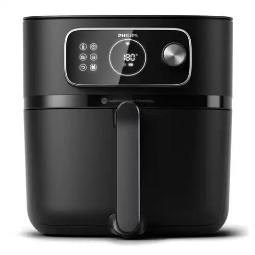 Philips Airfryer Combi 7000 Series XXL – 8,3 l (2 kg), 22-ühes kuumaõhufritüür, WiFi-ühenduvus, 99% vähem rasva Rapid CombiAiriga, HomeID rakendus, must (HD9876/90)