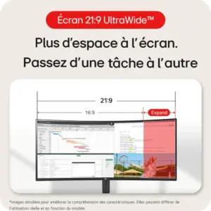 LG Electronics 34WR50QK-B.AEU UltraWide 1800R Kaardus QHD Monitor 34"