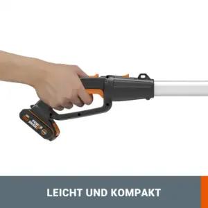 WORX WG252E.9 Aku teleskoop-hekilõikur – 45 cm lõikelaius – 10-astmeline teleskoopvarras kuni 3