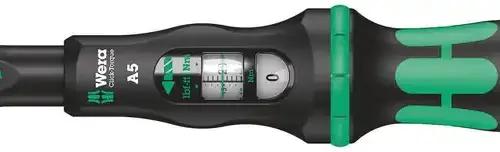 Wera 05075604001 Click-Torque A 5 pöördemomendi mutrivõti ümberlülitusnarredega