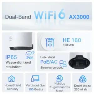TP-Link Deco X50-Outdoor Wi-Fi 6 Mesh WLAN
