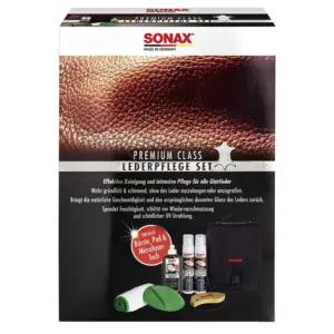 SONAX PREMIUM CLASS Nahahoolduskomplekt (3x 250 ml) – 2x Nahapuhastusvahend
