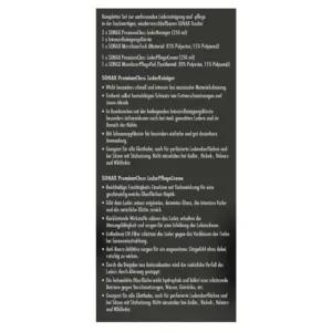 SONAX PREMIUM CLASS Nahahoolduskomplekt (3x 250 ml) – 2x Nahapuhastusvahend
