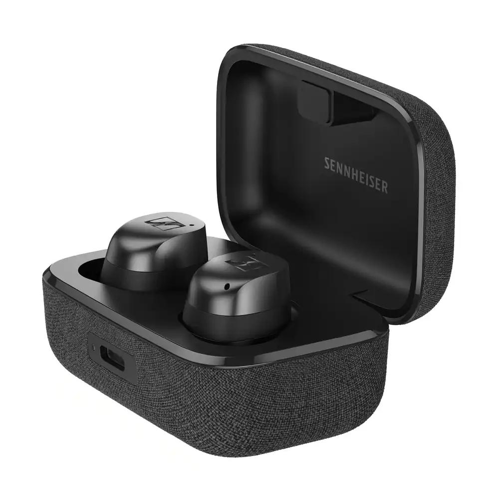 Sennheiser MOMENTUM True Wireless 4 – Nutikad Bluetooth 5.4 Kõrvaklapid, Kristallselge Heli, Ergonoomiline Disain, 30 Tundi Aku, Adaptive ANC – Must Grafiit